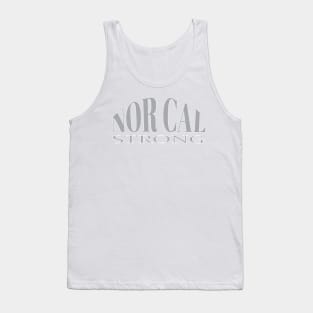 NORCAL STRONG DESIGN #2 GREY-WHITE BORDER Tank Top